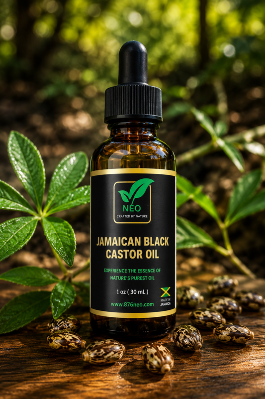 Authentic Jamaican Black Castor Oil 1 oz handcrafted in Jamaica by 876 NEO